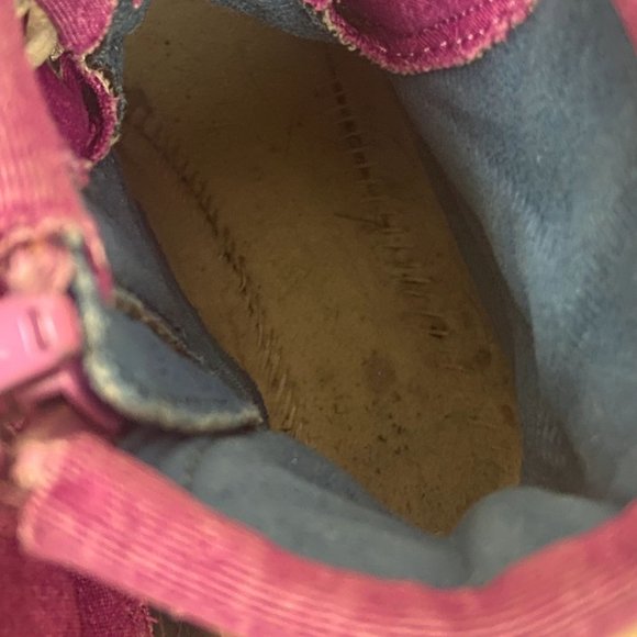 Sperry Saltwater Duck Boot Girls Size 1 Pink Black Lace Up - Picture 9 of 9